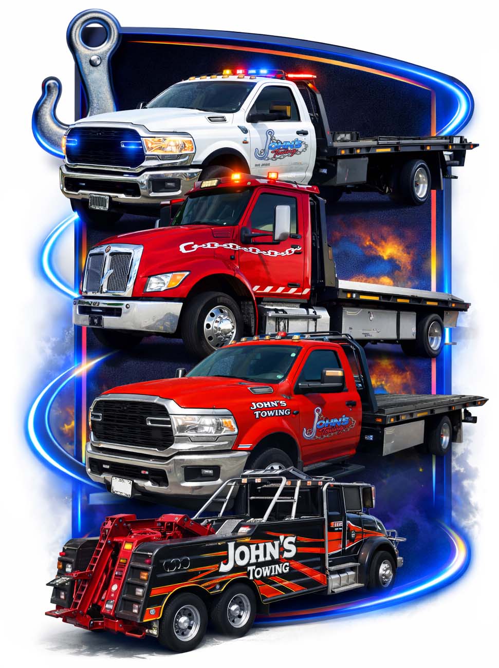 John’S-Towing-Pacific-Mo-Sales-Collage-1 Services | John’s Towing